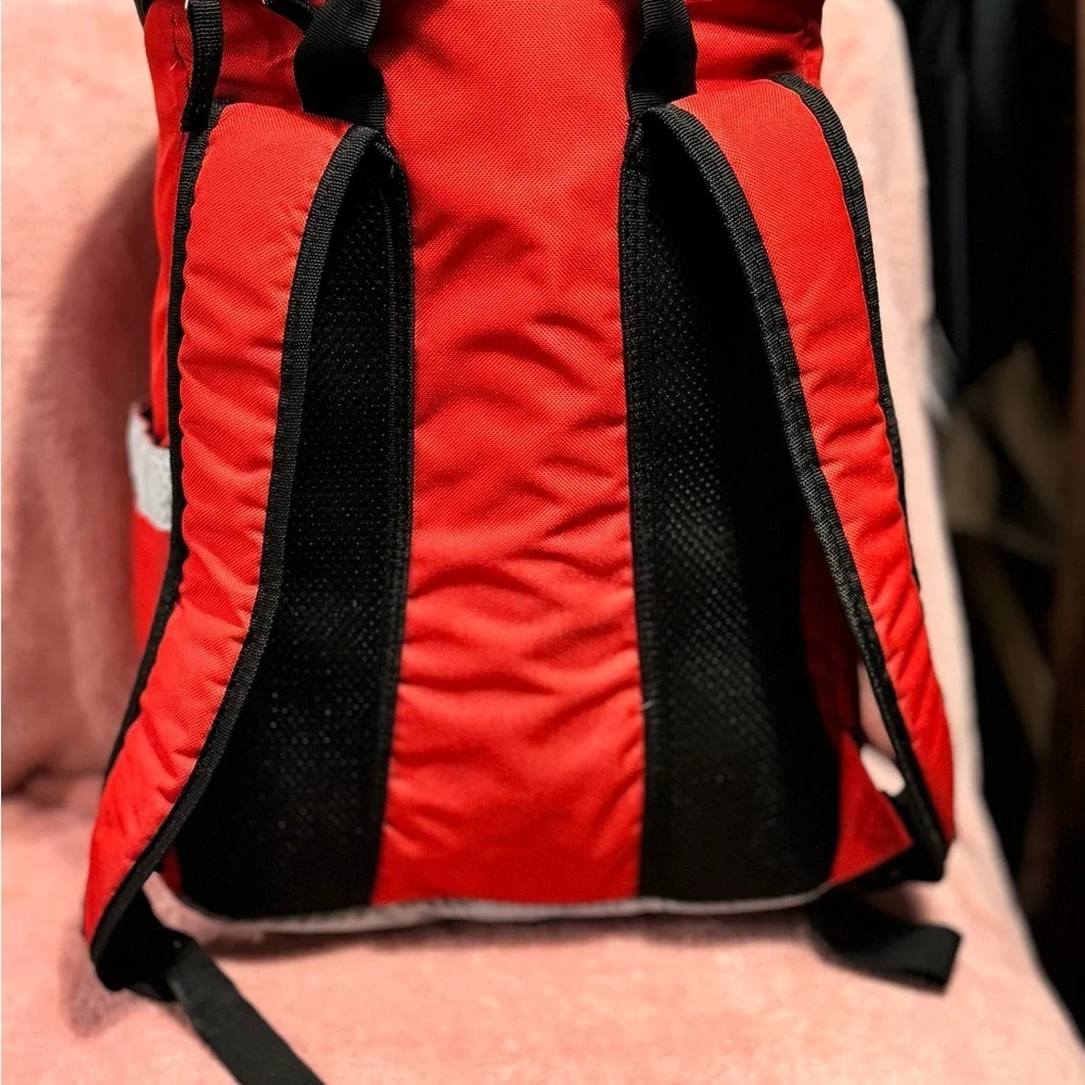 Badger’s Cooler Red Backpack with WISCONSIN Logo